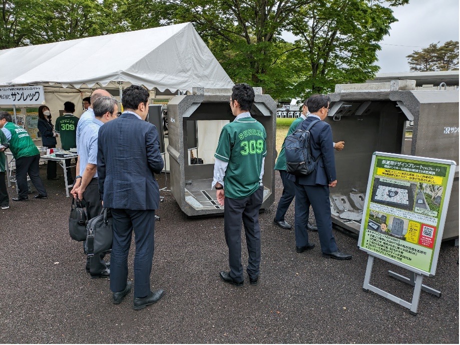 E-2屋外会場にて出展しました